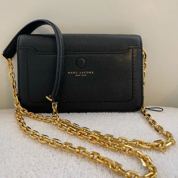 Marc Jacobs Empire City Leather Wallet on Chain